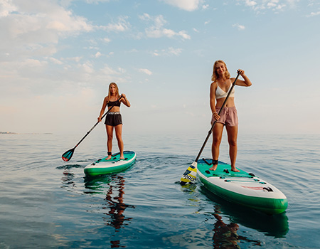 Paddle board activity holiday